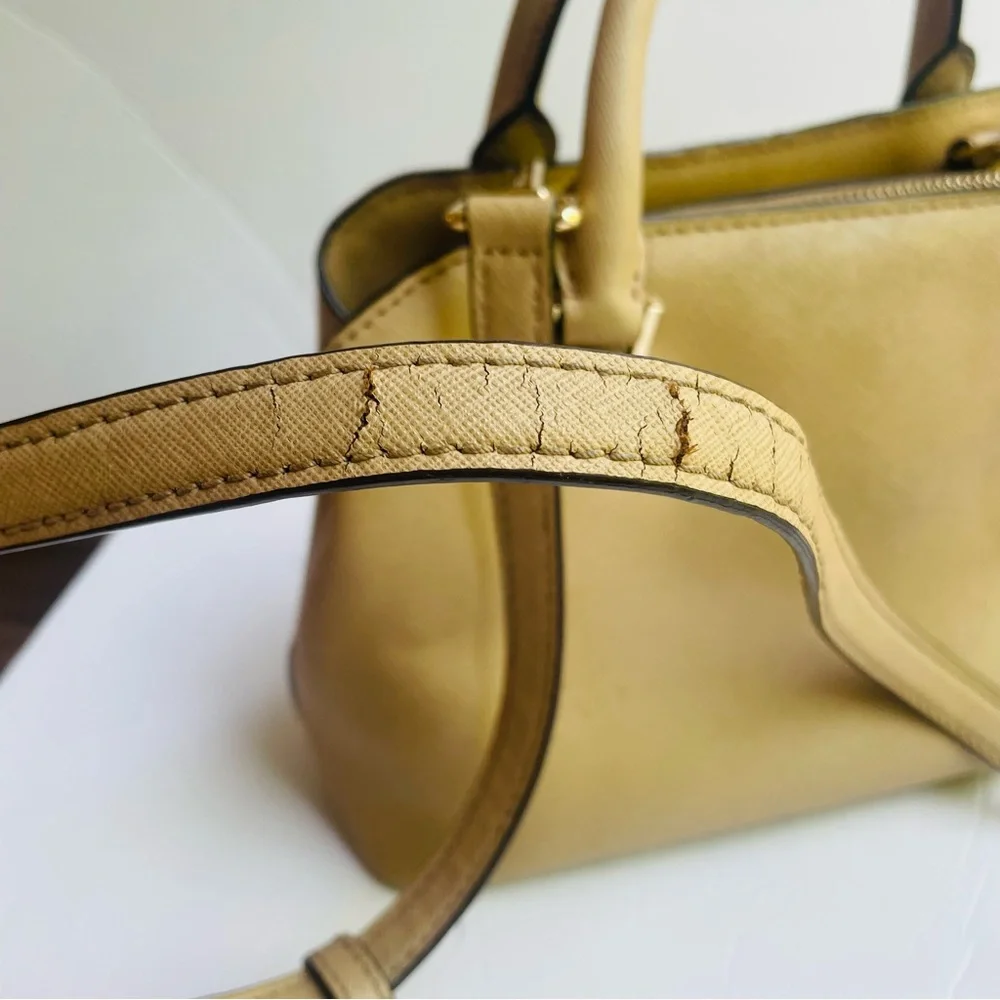 Michael Kors Beige Satchel Bag
